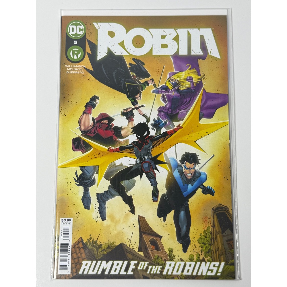 DC Comics Robin 5 Rumble of the Robins Gleb Melnikov Cover Damian Wayne 2021